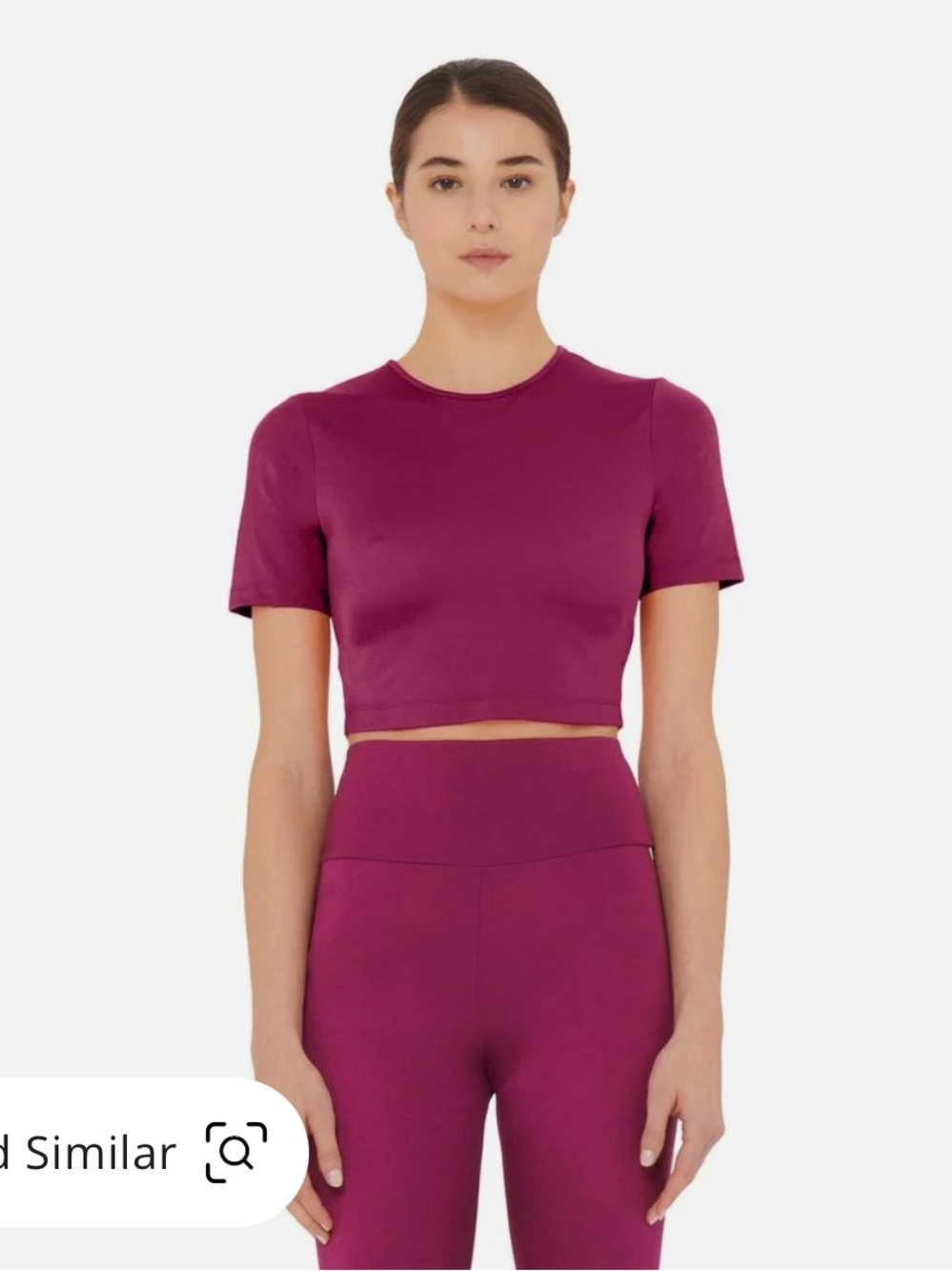 Wolford The Workout Top Short Sleeves Purple Size XS